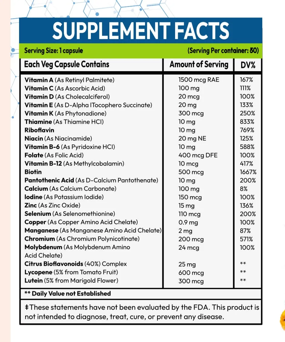 IBRAHEEM Multivitamins & Minerals — image 8